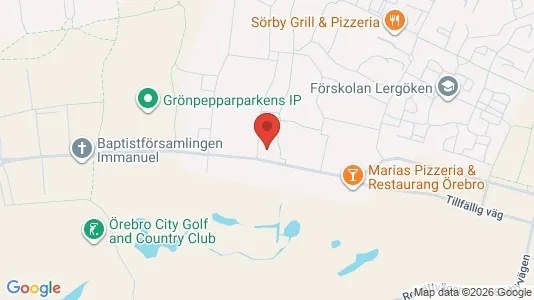 Apartments for rent i Örebro - kort over placeringen