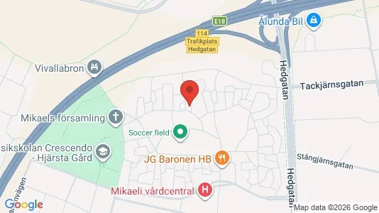 Apartments for rent i Örebro - kort over placeringen