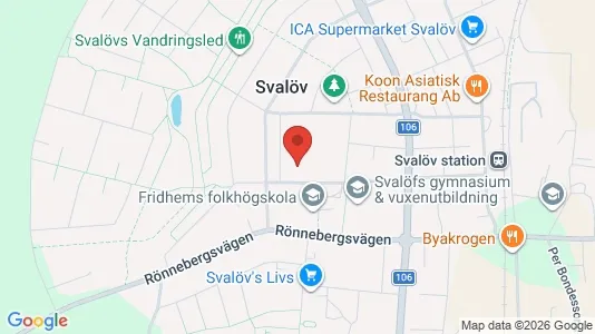 Apartments for rent i Svalöv - kort over placeringen