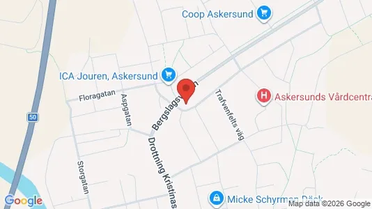 Apartments for rent i Askersund - kort over placeringen