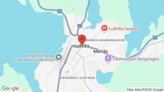 Apartments for rent i Ludvika - kort over placeringen