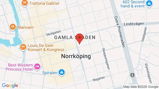Apartments for rent i Norrköping - kort over placeringen
