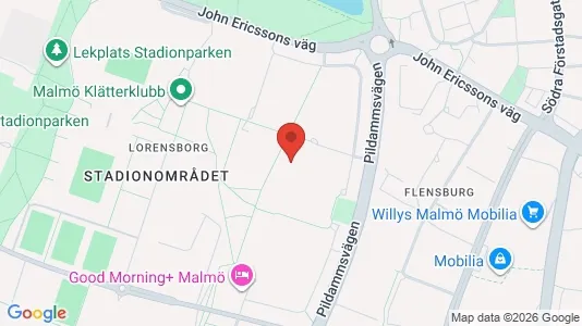 Apartments for rent i Malmö City - kort over placeringen