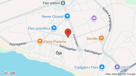 Apartments for rent i Flen - kort over placeringen