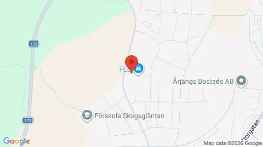 Apartments for rent i Årjäng - kort over placeringen