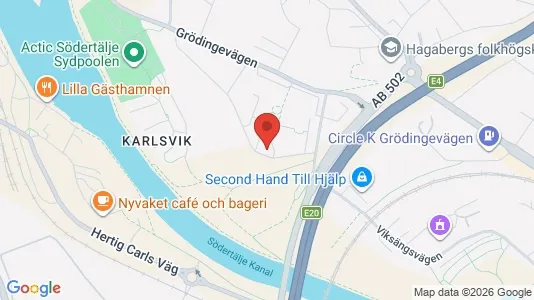 Apartments for rent i Södertälje - kort over placeringen