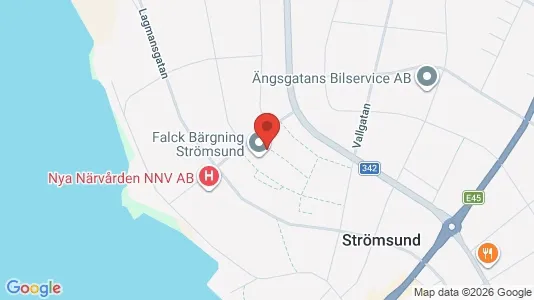 Apartments for rent i Strömsund - kort over placeringen