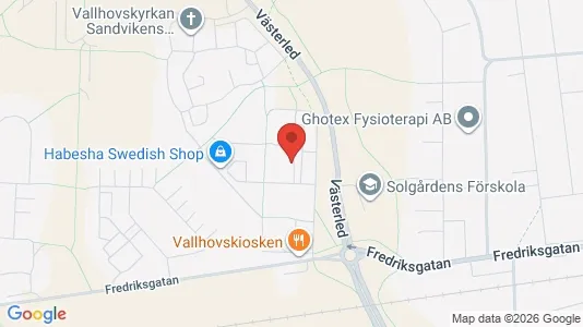 Apartments for rent i Sandviken - kort over placeringen