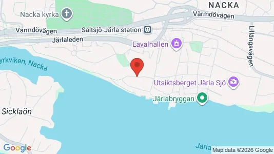 Apartments for rent i Nacka - kort over placeringen