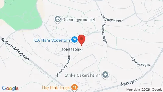 Apartments for rent i Oskarshamn - kort over placeringen