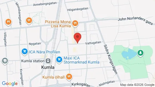 Apartments for rent i Kumla - kort over placeringen