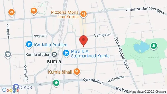 Apartments for rent i Kumla - kort over placeringen