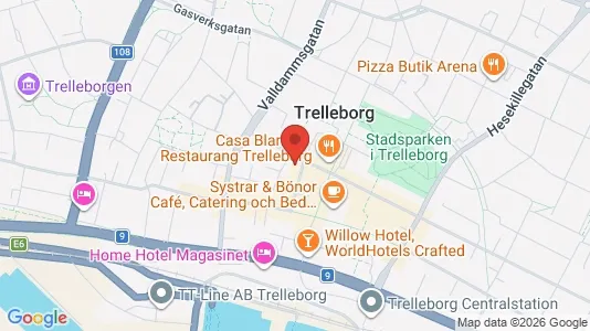 Apartments for rent i Trelleborg - kort over placeringen