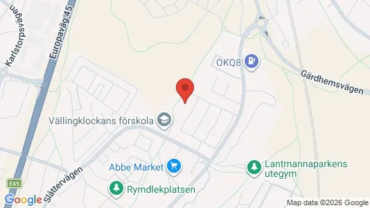 Apartments for rent i Trollhättan - kort over placeringen