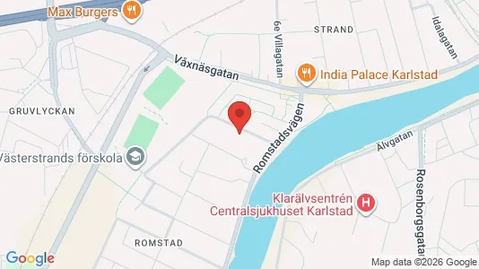 Apartments for rent i Karlstad - kort over placeringen
