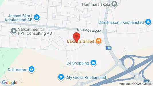 Apartments for rent i Kristianstad - kort over placeringen