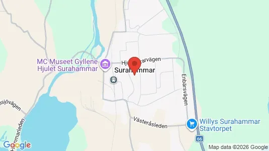 Apartments for rent i Surahammar - kort over placeringen