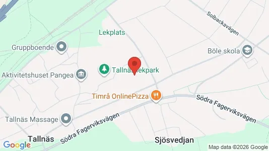 Apartments for rent i Timrå - kort over placeringen