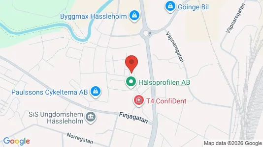 Apartments for rent i Hässleholm - kort over placeringen