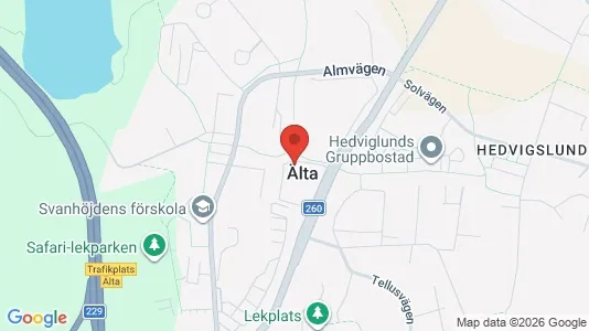 Apartments for rent i Nacka - kort over placeringen