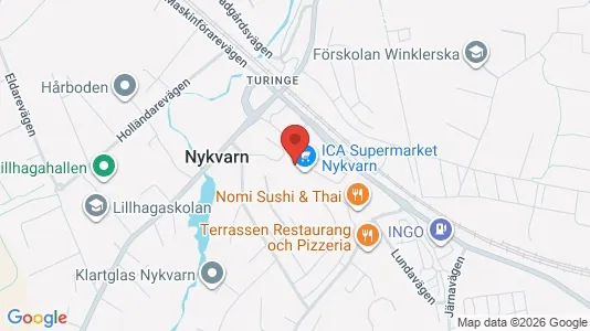 Apartments for rent i Nykvarn - kort over placeringen