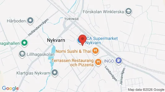 Apartments for rent i Nykvarn - kort over placeringen