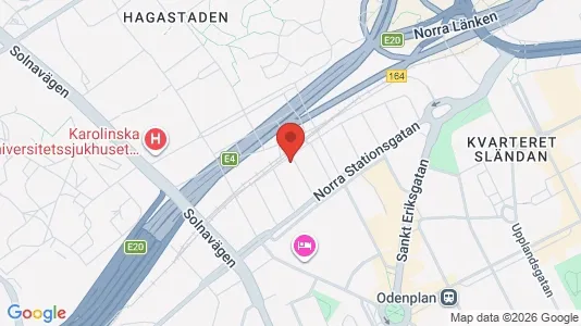 Apartments for rent i Vasastan - kort over placeringen