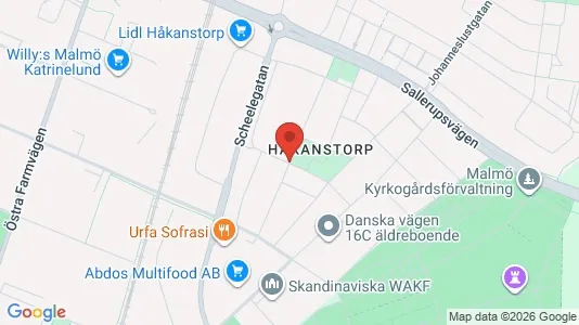 Apartments for rent i Malmö City - kort over placeringen