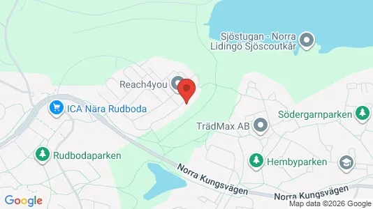 Apartments for rent i Lidingö - kort over placeringen