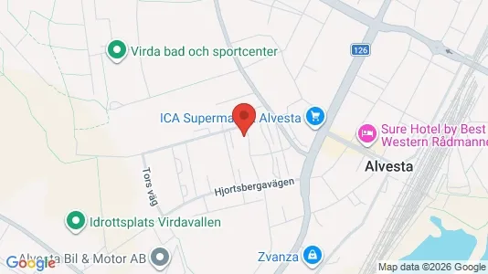 Apartments for rent i Alvesta - kort over placeringen