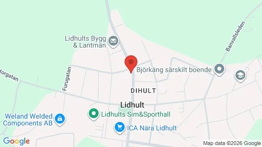 Apartments for rent i Ljungby - kort over placeringen