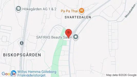 Apartments for rent i Västra hisingen - kort over placeringen