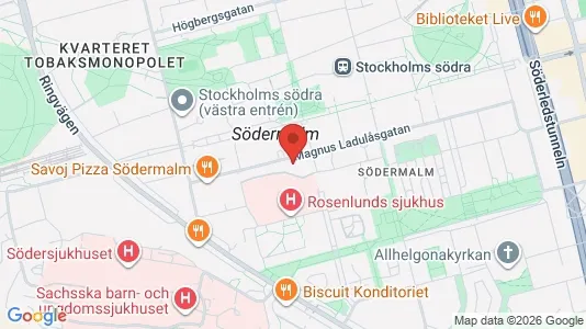 Apartments for rent i Södermalm - kort over placeringen