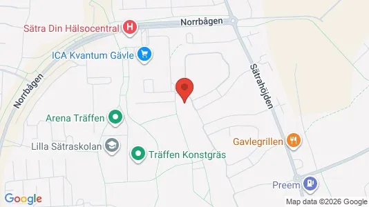 Apartments for rent i Gävle - kort over placeringen