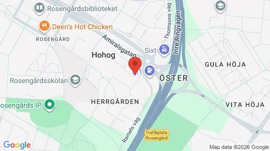 Apartments for rent i Rosengård - kort over placeringen