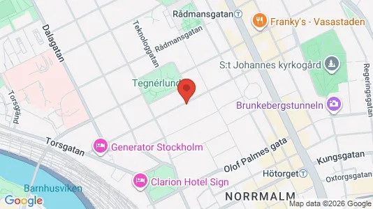 Apartments for rent i Stockholm City - kort over placeringen