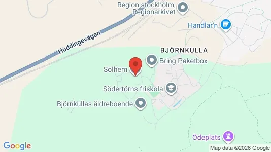 Apartments for rent i Huddinge - kort over placeringen