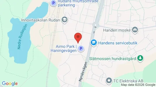 Apartments for rent i Haninge - kort over placeringen