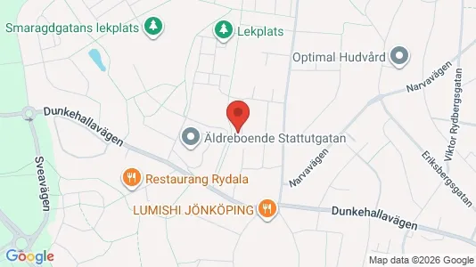 Apartments for rent i Jönköping - kort over placeringen
