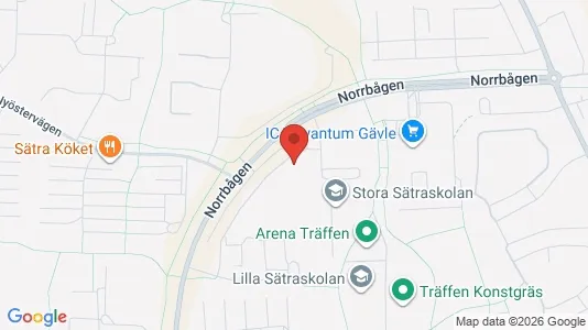 Apartments for rent i Gävle - kort over placeringen