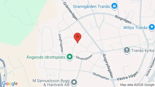 Apartments for rent i Tranås - kort over placeringen