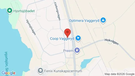 Apartments for rent i Vaggeryd - kort over placeringen