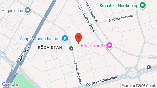 Apartments for rent i Norrköping - kort over placeringen