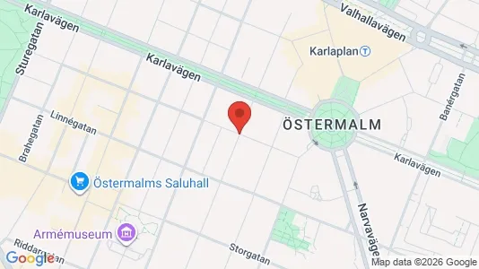 Apartments for rent i Östermalm - kort over placeringen