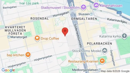 Apartments for rent i Södermalm - kort over placeringen
