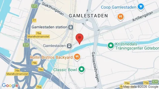 Apartments for rent i Gothenburg East - kort over placeringen