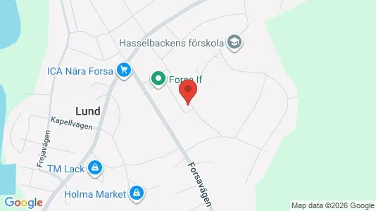 Apartments for rent i Hudiksvall - kort over placeringen
