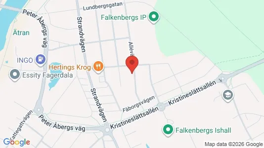 Apartments for rent i Falkenberg - kort over placeringen
