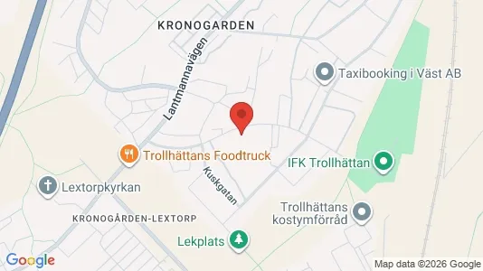 Apartments for rent i Trollhättan - kort over placeringen