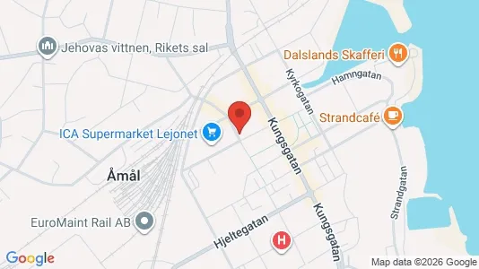 Apartments for rent i Åmål - kort over placeringen